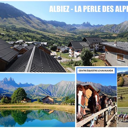 Appart - Chalet Du Hameau Des Aiguilles Albiez-Montrond Exterior foto